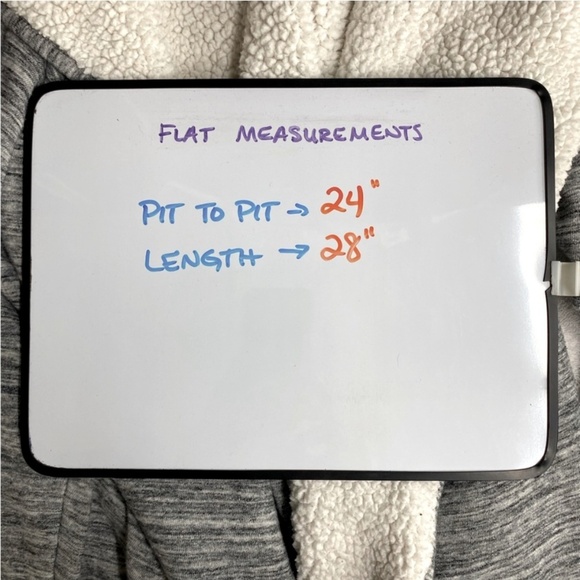 5/$25 GAP Heathered Grey Sherpa Lined Open Front Cardigan L - Picture 15 of 16